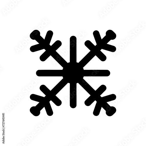 Frosty flurry snowflake icon