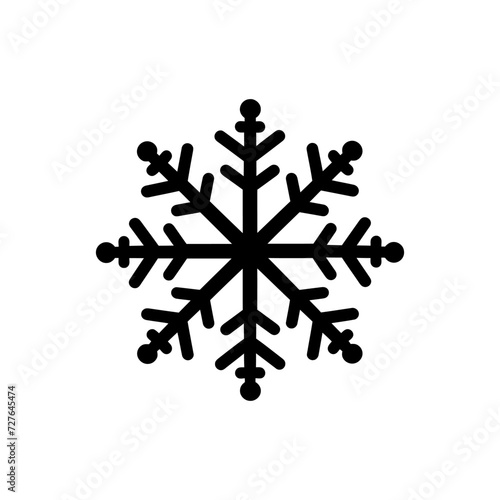 Frosty flurry snowflake icon