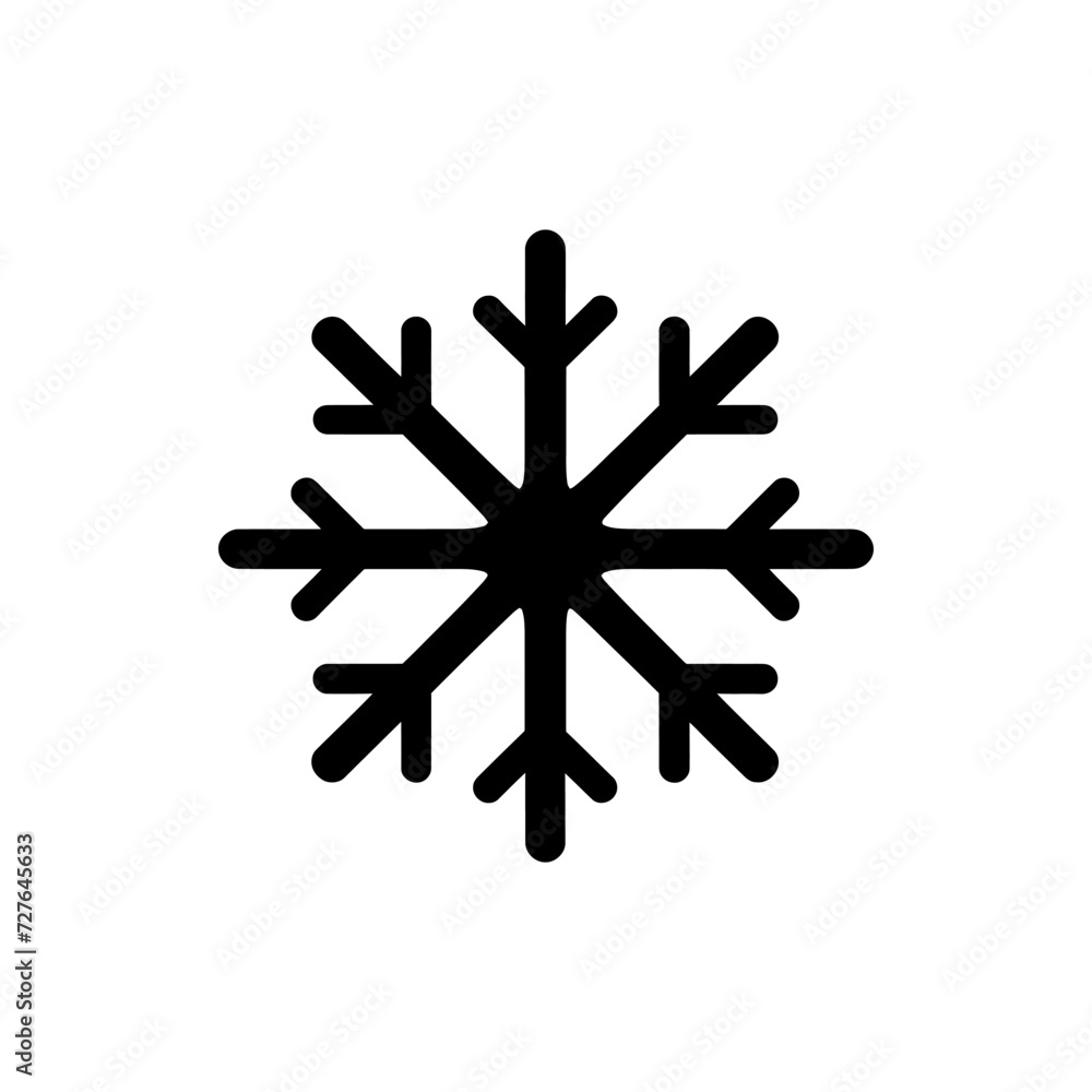 Winter whisper snowflake icon Winter whisper snowflake icon