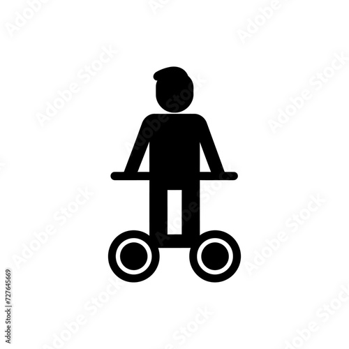 Hoverboard segway icon
