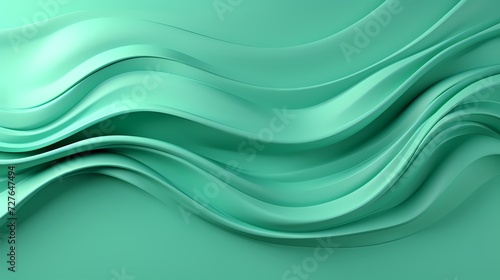 A vibrant mint green solid color background