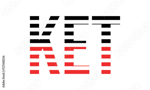 KET three initial letter iconic line negative space minimal logo design vector template. monogram, abstract, wordmark, business, typography, minimalist, brand, company, flat, modern, unique, simple