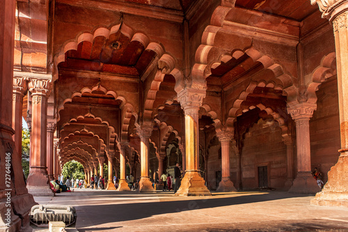 Diwan-i-Aam  Hall of Audience  Red Fort  New Delhi