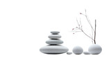 Tranquil Zen serene on White or PNG Transparent Background.