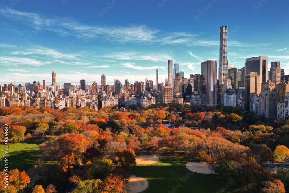 Autumn Fall. Autumnal Central Park NY view from drone. Aerial of New York City Manhattan Central Park panorama in Autumn. Autumn in Central Park. Autumn NYC. Central Park Fall Colors of foliage. Autumn Fall. Autumnal Central Park NY view from drone. Aerial of New York City Manhattan Central Park panorama in Autumn. Autumn in Central Park. Autumn NYC. Central Park Fall Colors of foliage.