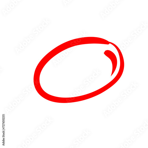 Scribble Oval