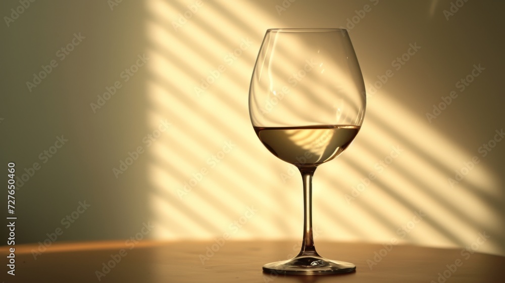 Glass of white wine on a yellow background. Glass of white wine on a yellow background.