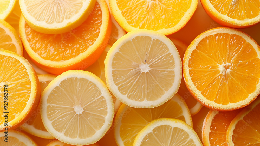 Background of cut citrus fruits Background of cut citrus fruits