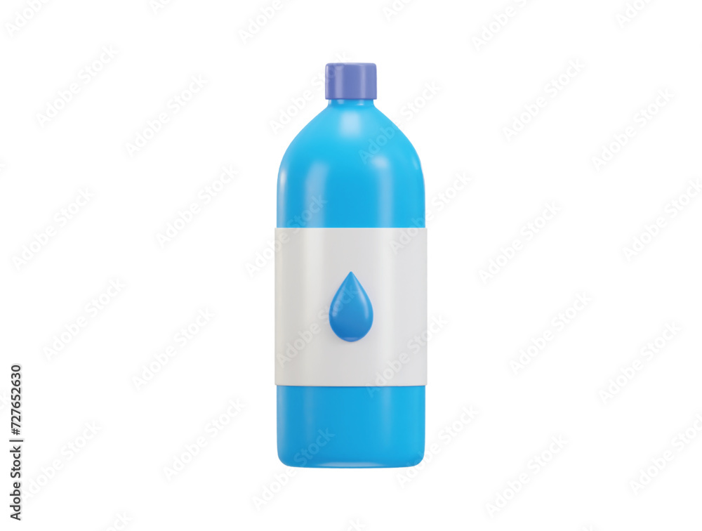 water bottle icon 3d rendering vector illustration water bottle icon 3d rendering vector illustration