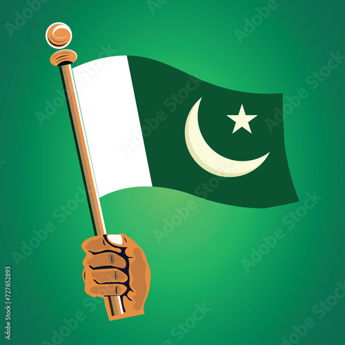 pakistan national day poster template