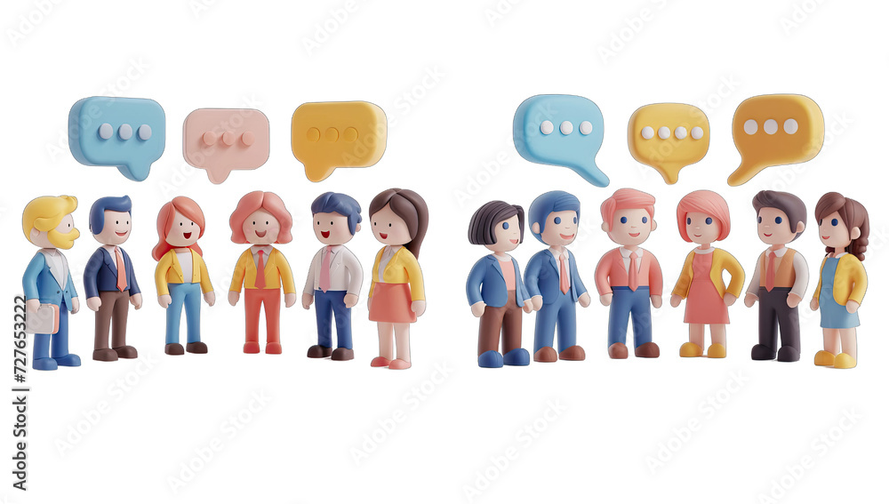 3d minimal cartoon business teamwork concept 3d minimal cartoon business teamwork concept