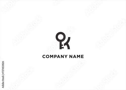 Key logo with letter k