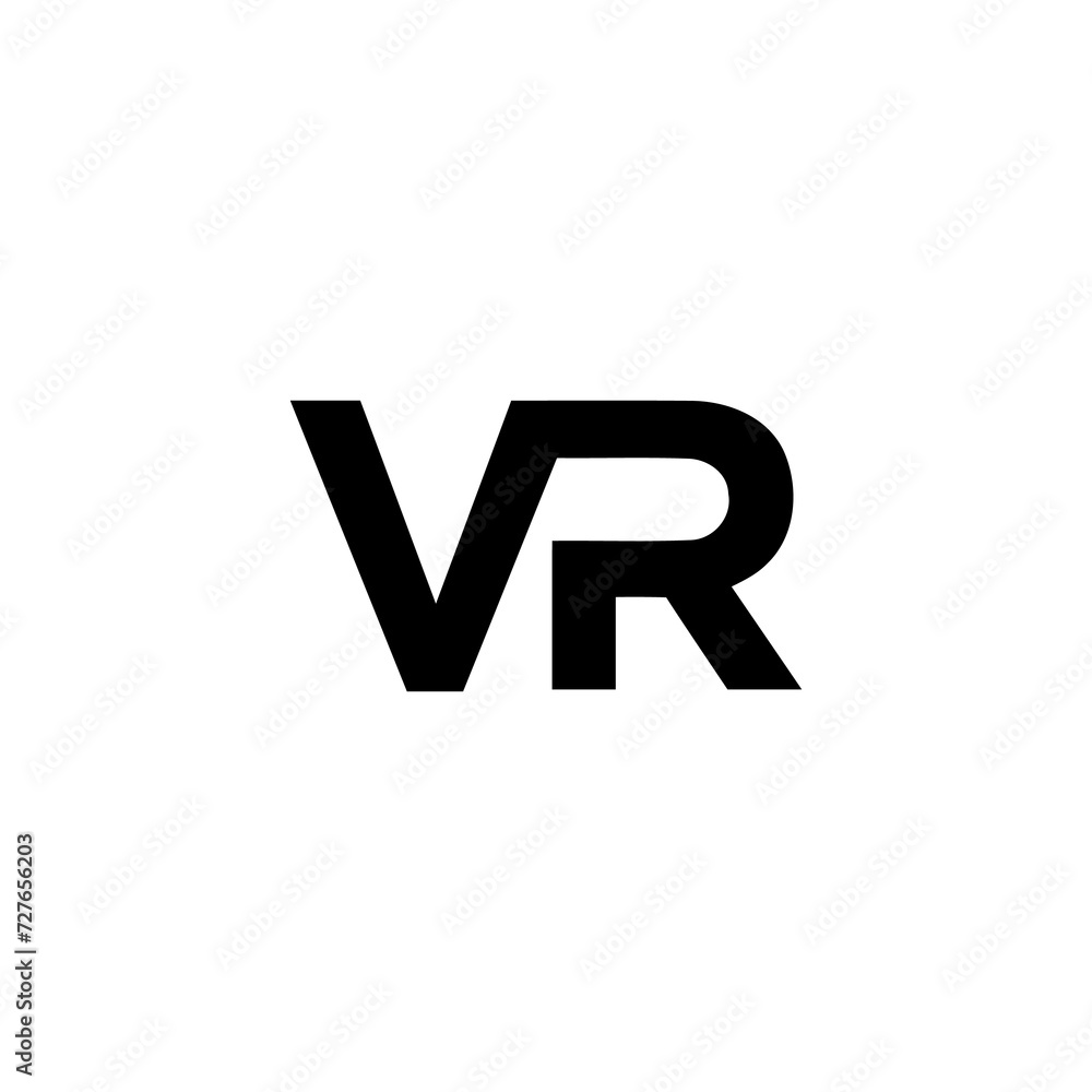 Obraz premium vr logo design 