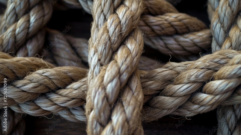 Bold rope. Closeup of old thick nautical ropes. Heavy strong ropes background. Bold rope. Closeup of old thick nautical ropes. Heavy strong ropes background.