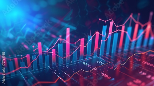 Investment Finance Chart, Stock Market, Business - Financial Analysis