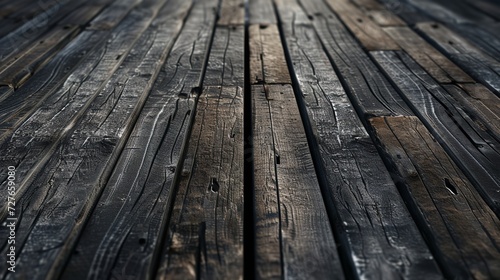 Old Wood Texture Background - 4K Realistic Lighting