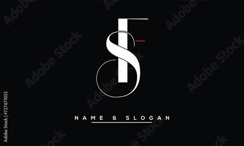 FS,  SF,  F,  S  Abstract  Letters  Logo  Monogram