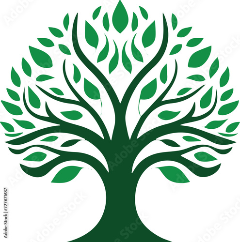 logo della natura albero