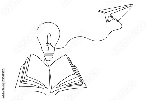 Business strategy plan. Concept idea, open book.