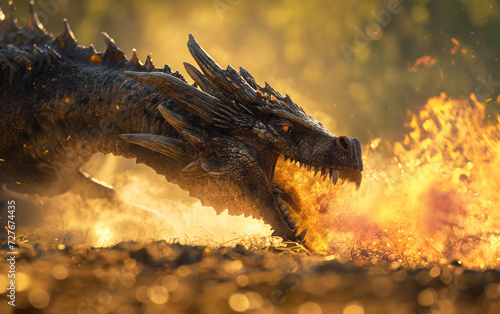 The dragon breathes fire. Generative AI