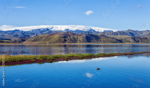 image of Snaefellsjokull volcano, located in the Snaefellsnes peninsula, in western Iceland. photo