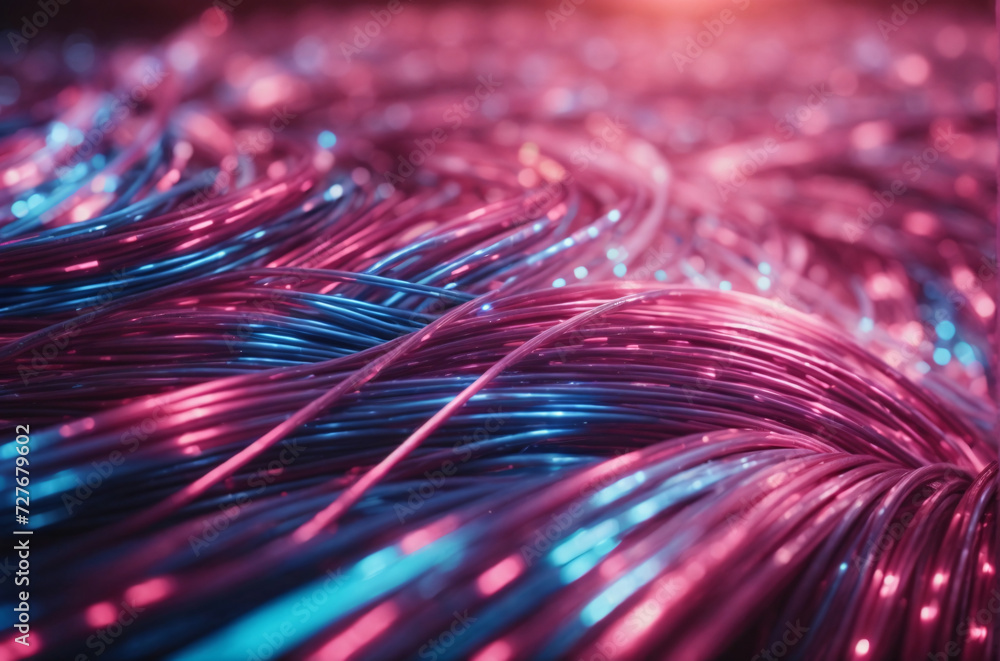 fiber optic cables background - obrazy, fototapety, plakaty 
