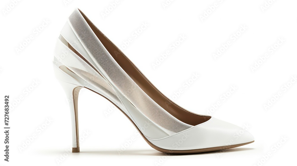 Elegant White High Heel Shoe for Sophisticated Style Elegant White High Heel Shoe for Sophisticated Style