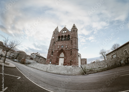 Obraz na płótnie Église Saint-Pierre de Cayres w salonie