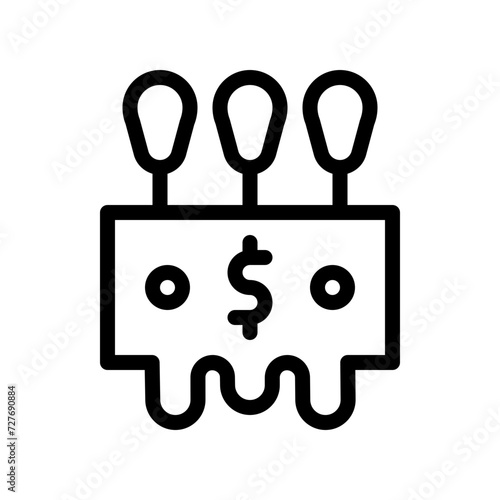 depreciation line icon