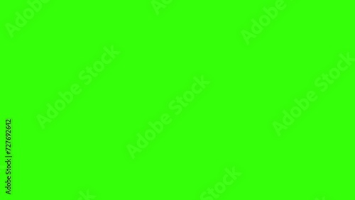 Abstract Car Wheel Transition Greenscreen Chroma Key.