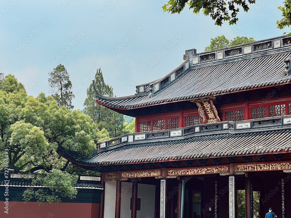 beautiful chinese temple architecture with blue sky beautiful chinese temple architecture with blue sky
