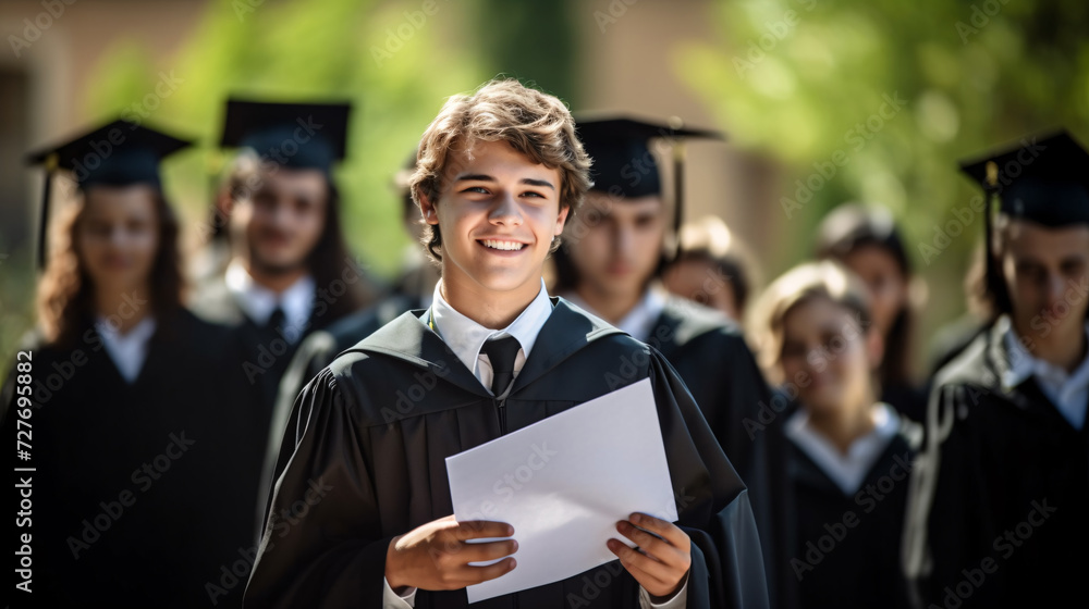 University students celebrate education success at graduation ceremony ...