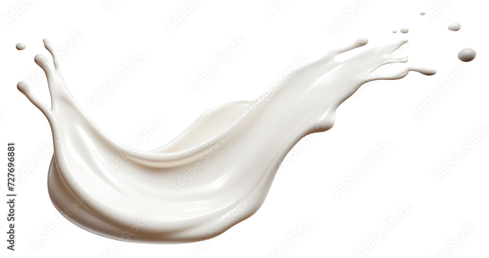 Splash of milk or cream, cut out Splash of milk or cream, cut out