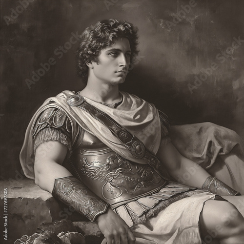 Alexander the Great was depicted in various artistic media during his lifetime and after his death to emphasize his power and importance. photo