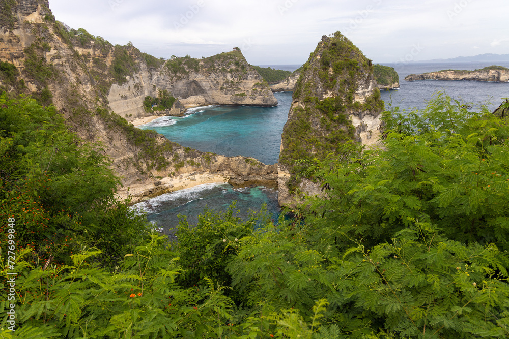 Fototapeta premium Thousand Island Viewpoint on Nusa Penida (Pulau Seribu)
