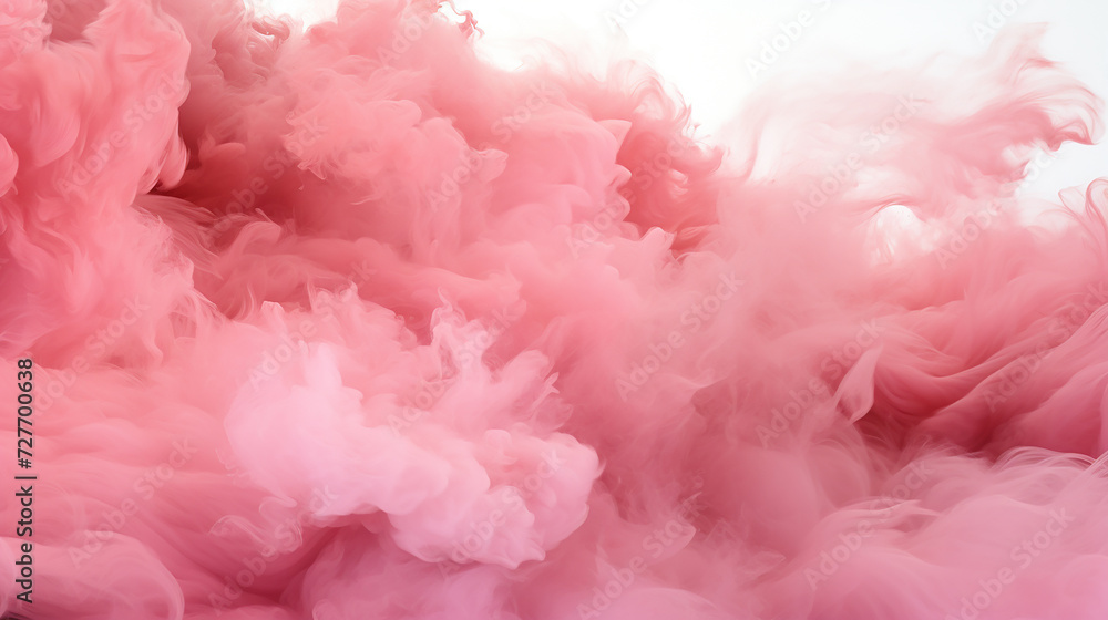 Fototapeta premium Free_vector_detailed_hand-painted_pink_water
