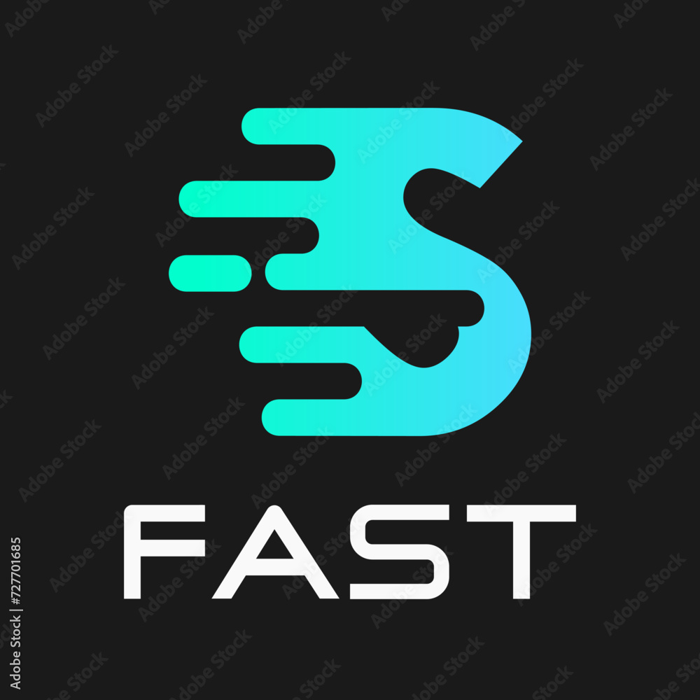 Fast letter s vector logo illustration. Suitable for motion, sport, delivery business and alphabet. Fast letter s vector logo illustration. Suitable for motion, sport, delivery business and alphabet.