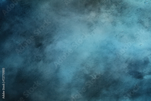 Dark Azure Elegance  Blue and Black Paper Texture