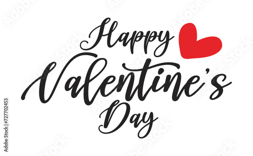 Happy Valentine s Day Hand Lettered Messages