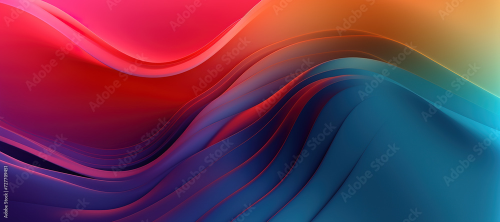 Fototapeta premium colorful wave pattern, gradation 96