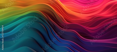 colorful wave pattern, gradation 97