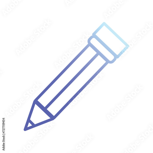 pencil icon vector stock illustration 