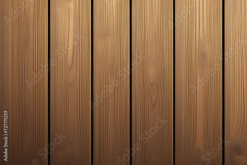 Background of wooden planks in high resolution  showing natural wood grain and texture. The boards are aligned horizontally. AI Generative.