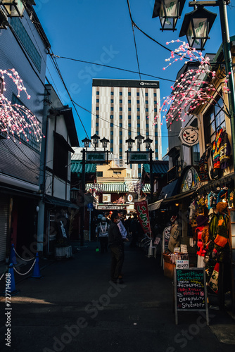 Foto de las calles de Asakusa en Tokyo, Japón. © Raquel
