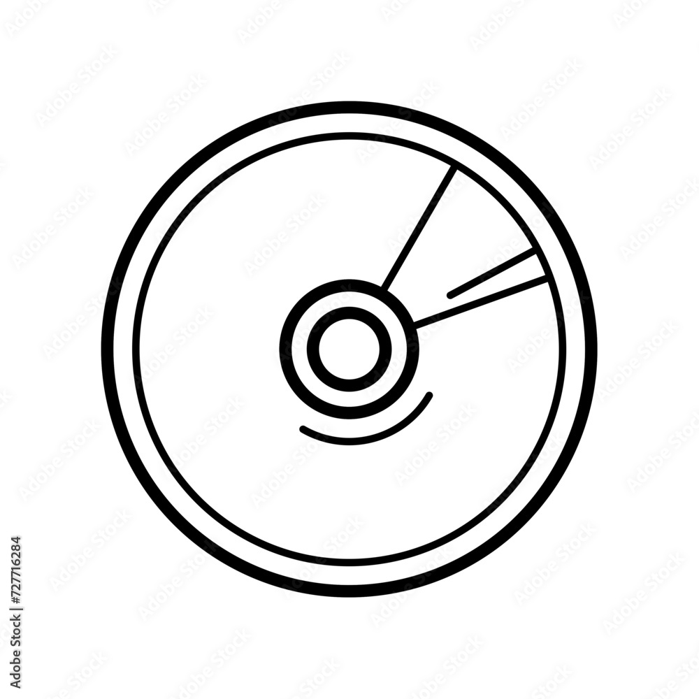CD, DVD - vector icon CD, DVD - vector icon