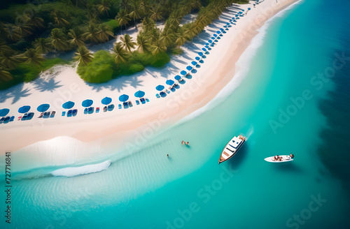 Resort beach on the sea