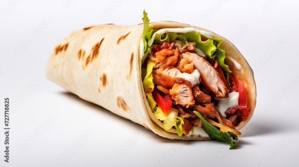 delicious kebab turkey isolate on white background,advertising delicious kebab turkey isolate on white background,advertising