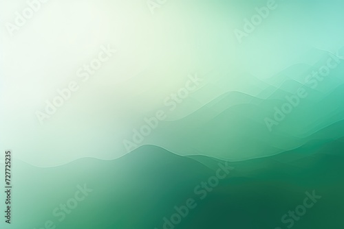 Soothing Green Waves Flowing in Graceful Curves - Generative AI