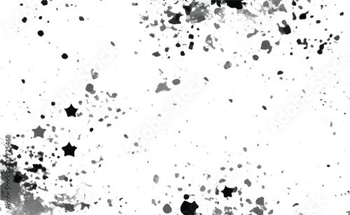  Black Grunge texture Isolated on a white background. Black and white grunge texture. Grunge background. Black abstract art. Grunge art. Eps 10.