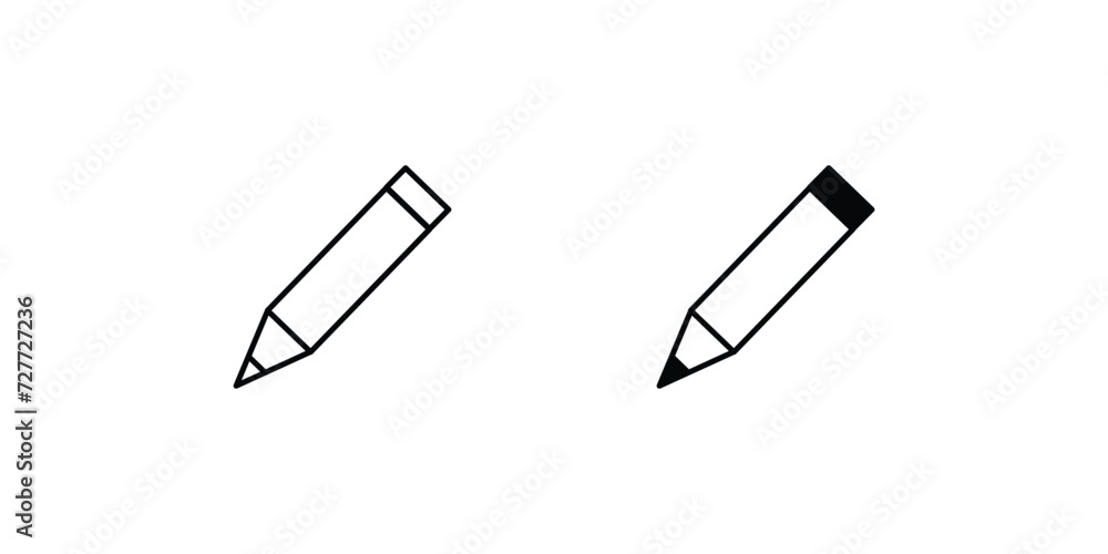 pencil icon vector stock illustration pencil icon vector stock illustration